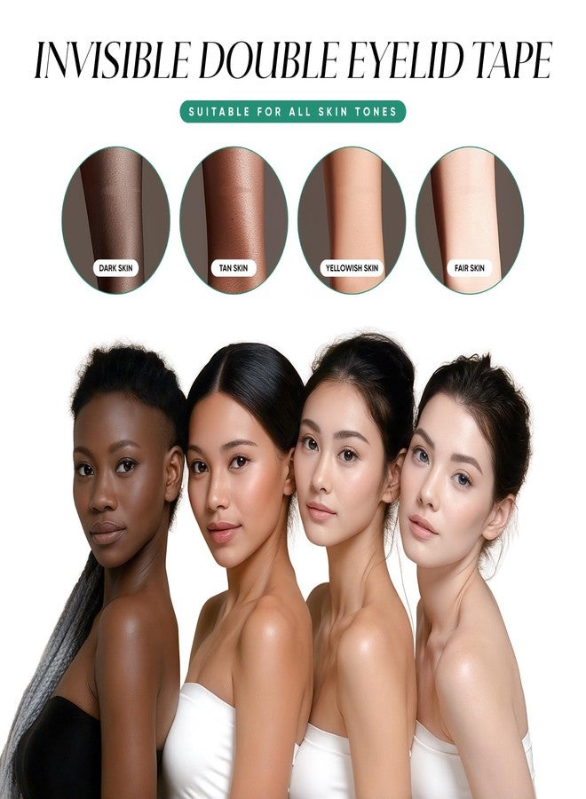 ملين دايري شريط لاصق للجفن المزدوج من MLEN DIARY، شرائط رفع الجفن غير المرئية للعيون المتدلية، شرائط رفع الجفن المترهلة مع أدوات (100P-22.6 * 5 مم) - Image 4